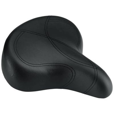 Saddle Electra Ergo w/Elastomers Black