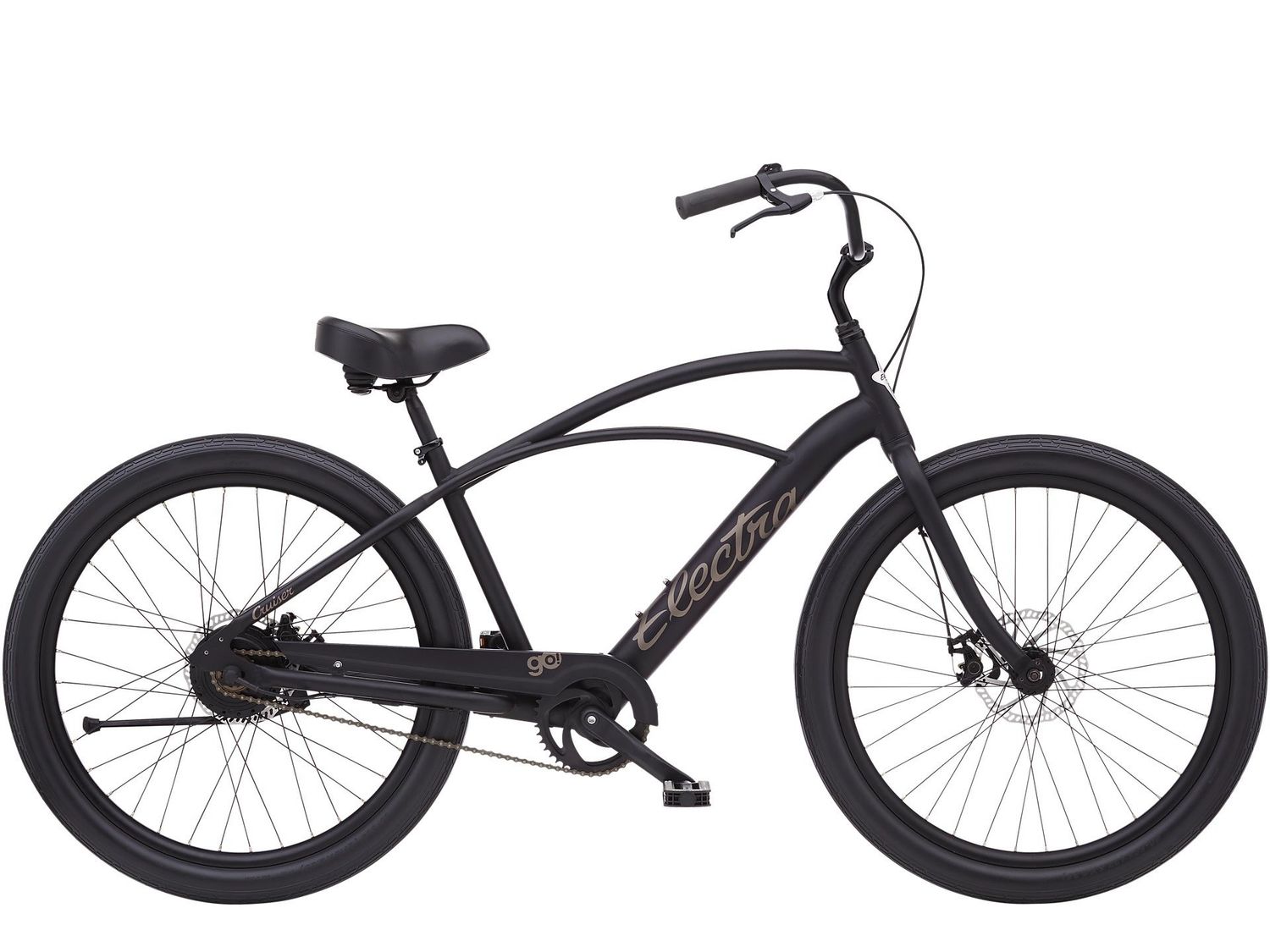 Electra Cruiser GO! Step-Over, Color: Matte Black
