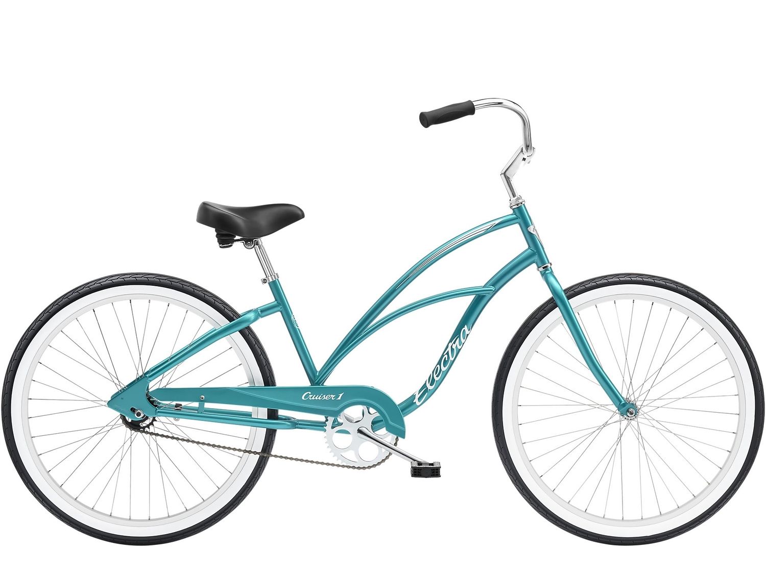 Electra Cruiser 1 Step-Through 24&quot;, Color: Green Metallic