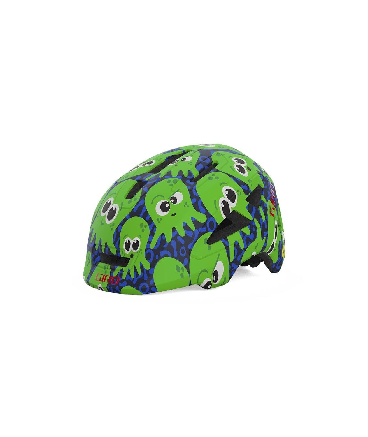 Giro Scamp MIPS II, Color: Matte Midnight/Bright Green Inked, Size: XS