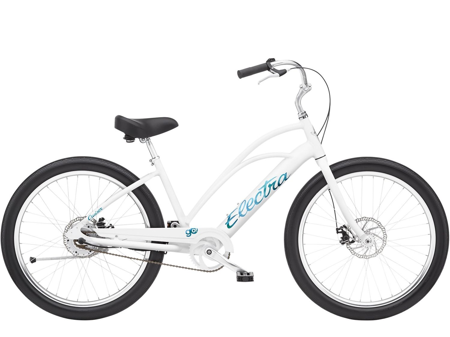 Electra Cruiser GO! Step-Through, Color: White