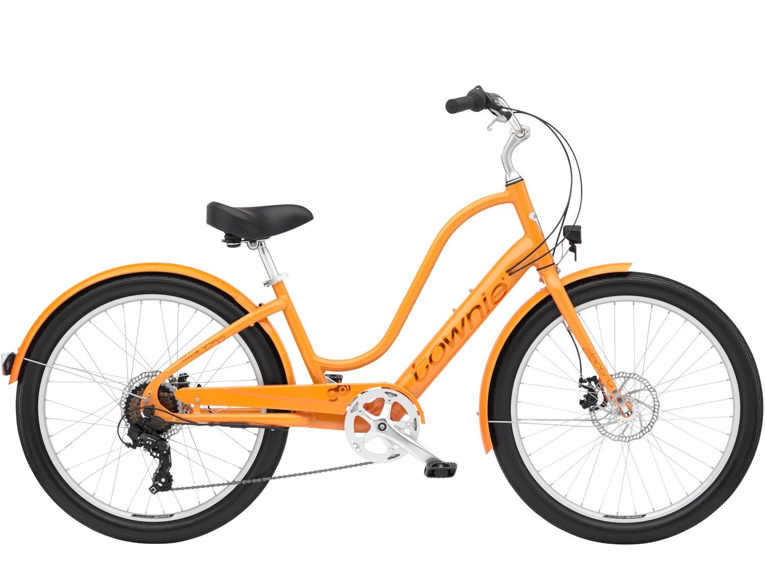 Electra Townie GO! 7D EQ Step-Through, Color: Mango