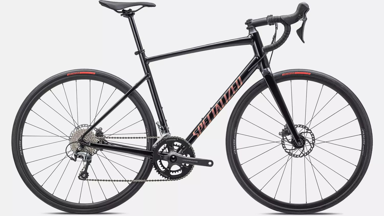 Specalized Allez Sport, Color: Gloss Tarmac Black, Size: 52