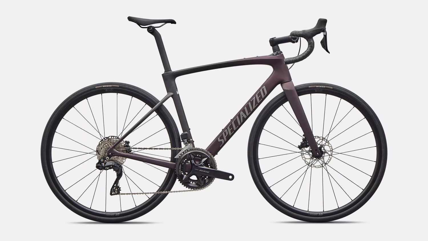Specialized Roubaix Comp -105 Di2, Color: Satin Solidity Metallic/obsidian Metallic Fade/smoke, Size: 56