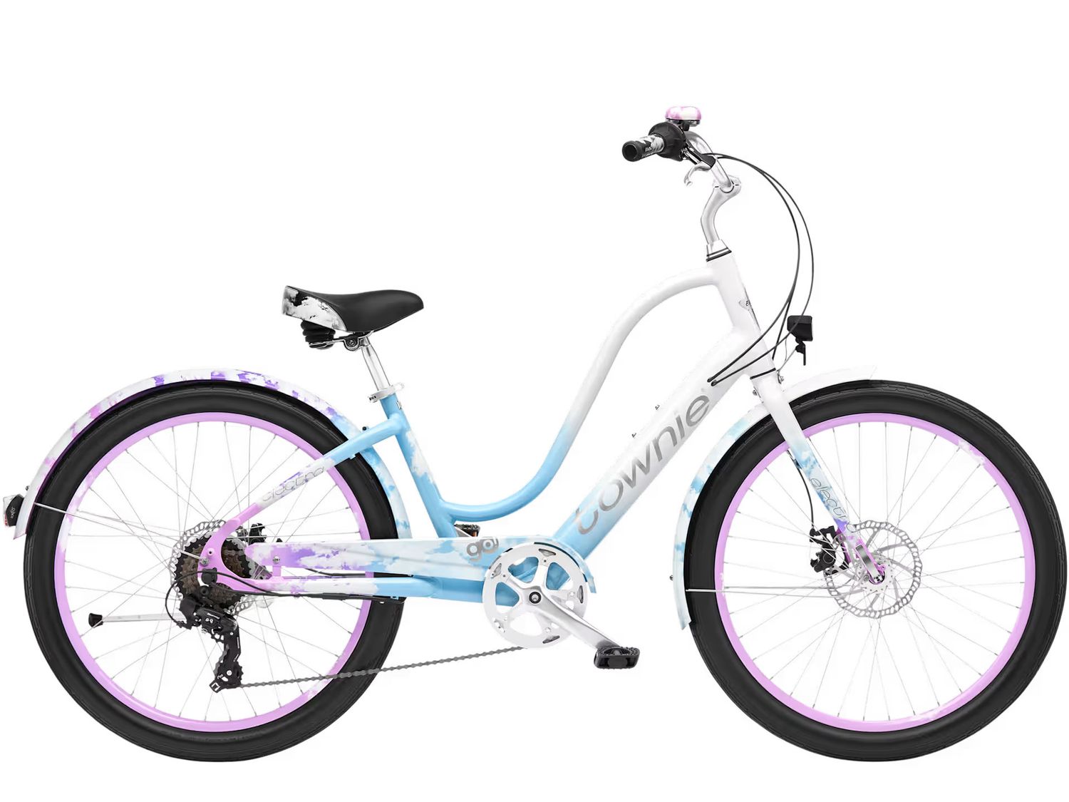 Townie GO! 7D EQ Step-Through, Color: White Fade