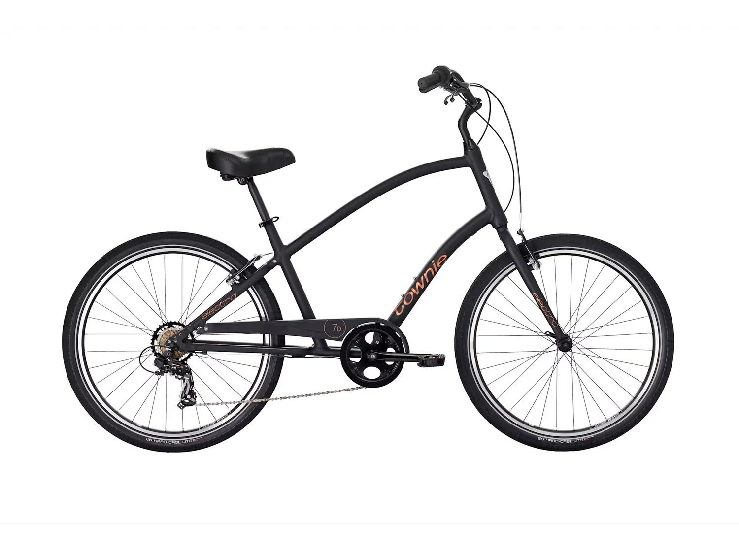 Electra Townie 7D Step-Over, Color: Matte Black, Size: Regular