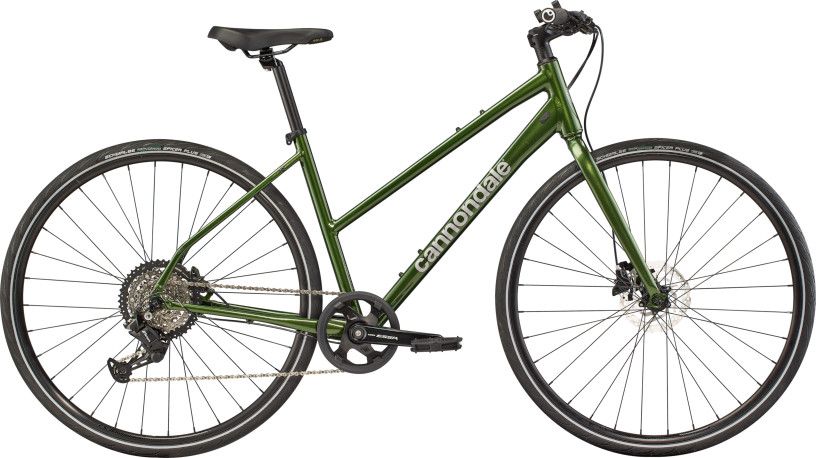 Cannondale Quick Disc 3 Step-Through, Color: Spruce Green, Size: SM