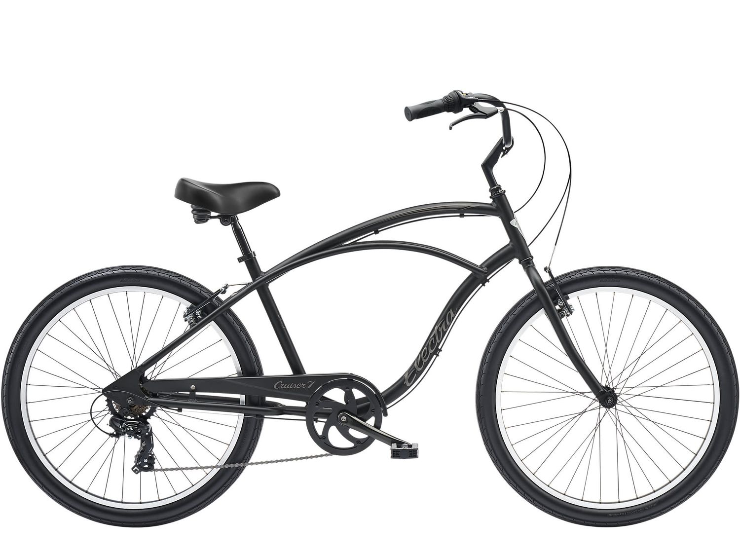Electra Cruiser 7D Step-Over 26", Color: Matte Black, Size: Regular