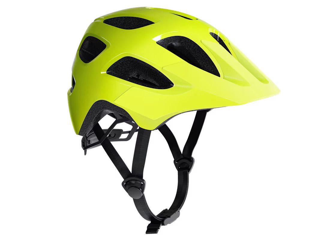 Trek Tyro Youth Bike Helmet, Color: Radioactive Yellow/Power Surge