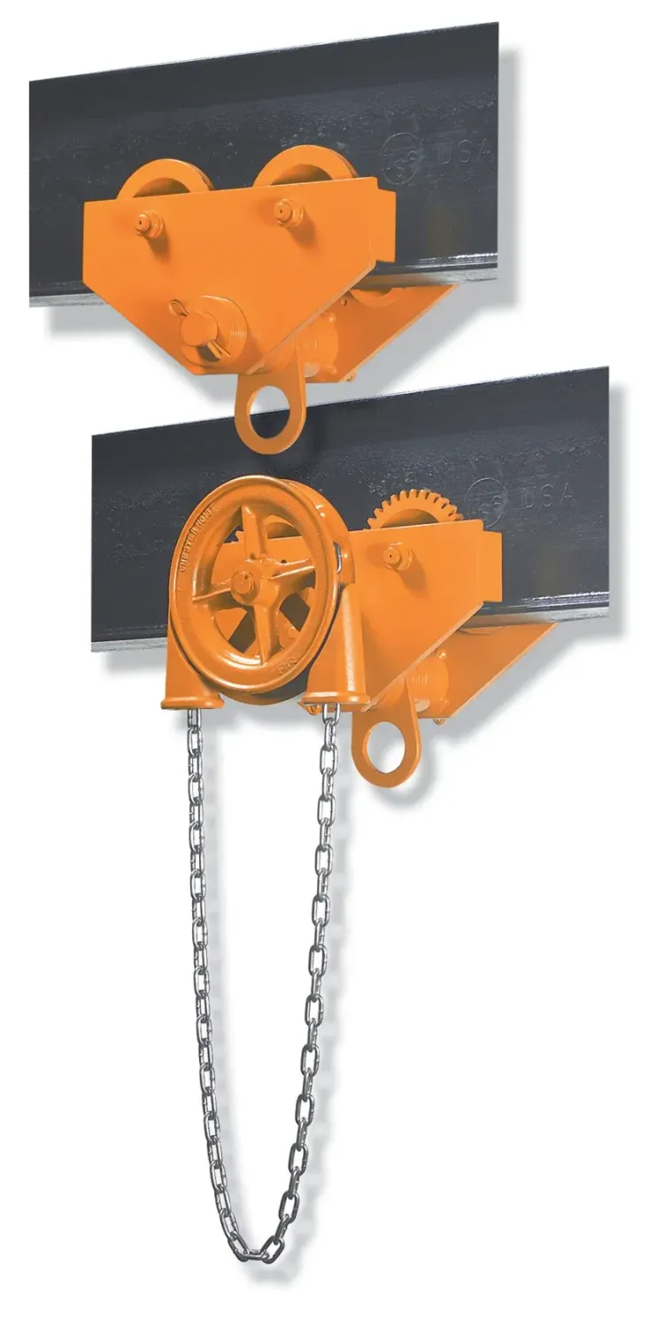 16 TON MODEL PT GEARED TROLLEY TYPE