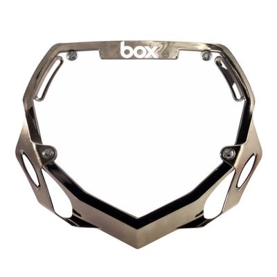 Box Two Chrome Number Plate