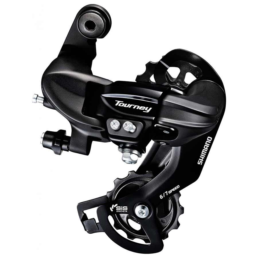 Shimano, Tourney RD-TY300, Rear derailleur, 6/7sp., SGS, Black, Direct attachment
