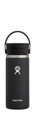 Hydro Flask 16oz Wide Mouth Sip Lid, Color: Black