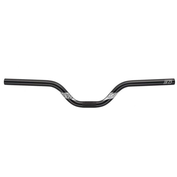 Insight 3&quot; Alloy Handlebar, Color: Black