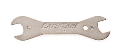 Park Tool, DCW-3, Double-ended cone wrench, 17mm/18mm