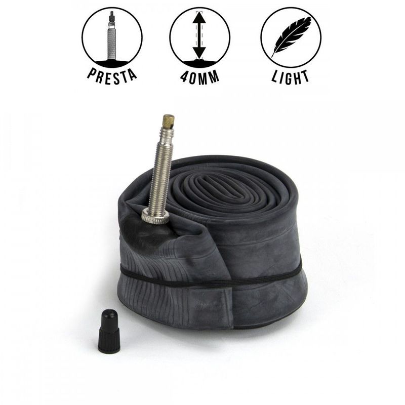 Excess Tubes, 24x1-1/8&quot;, 40mm Presta Valve