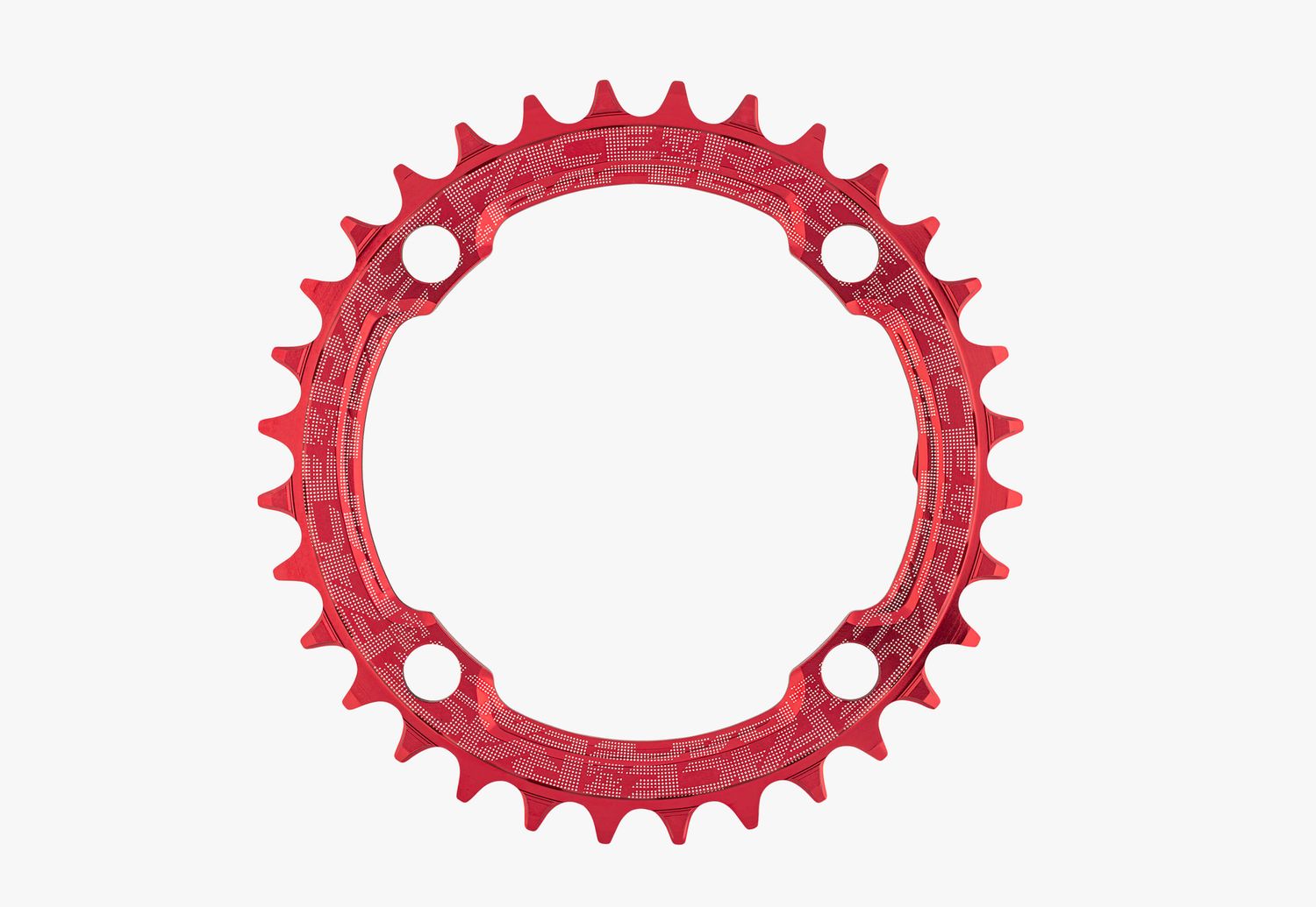 Race Face Chainring, N/W, 104x30, Red, 10-12S