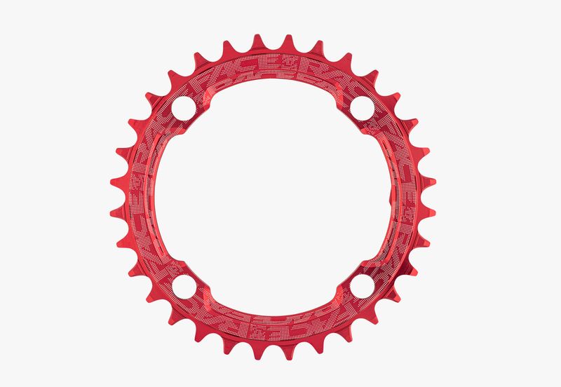Race Face Chainring, N/W, 104x30, Red, 10-12S