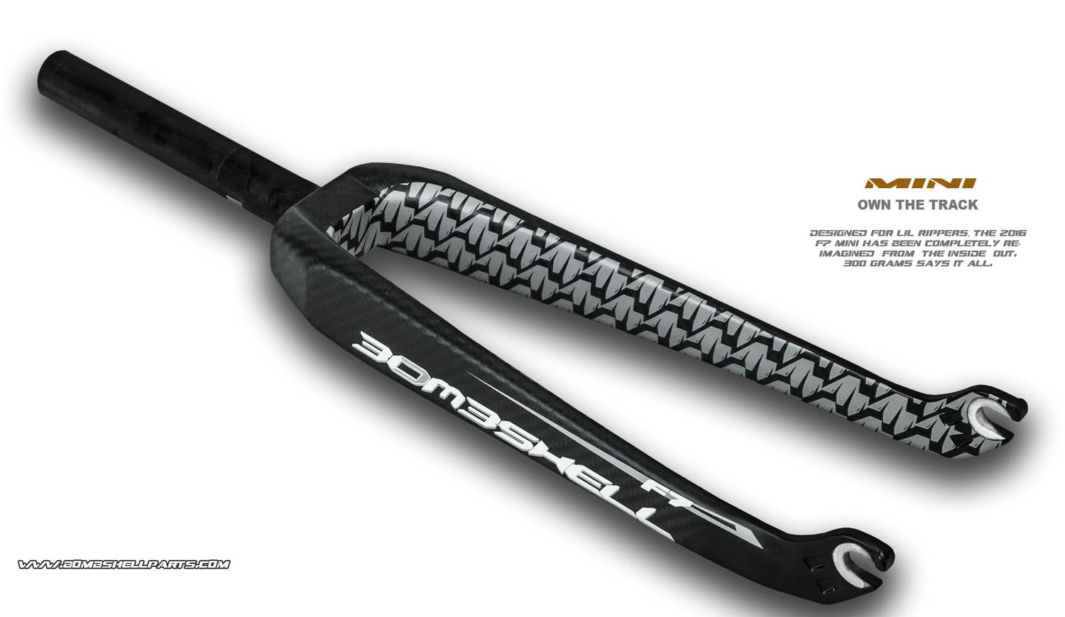 Bombshell F7 Carbon Fork, Pro 1-1/8&quot;