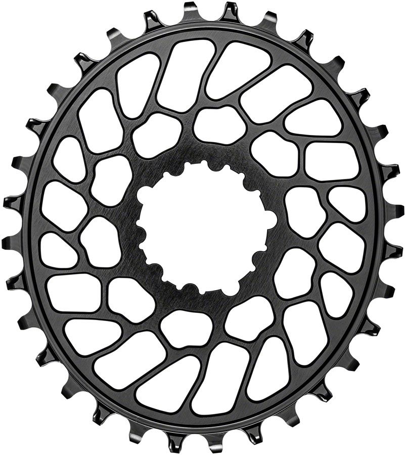absoluteBLACK Oval Narrow-Wide Direct Mount Chainring - 32t, Black