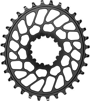 absoluteBLACK Oval Narrow-Wide Direct Mount Chainring - 32t, Black