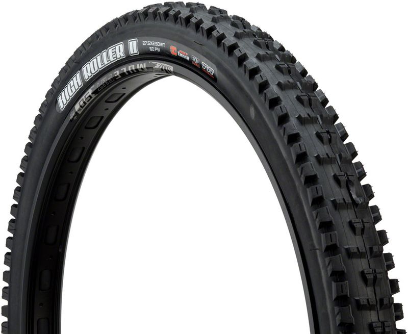 Maxxis High Roller II Tire - 27.5 x 2.5, Tubeless, Folding, Black
