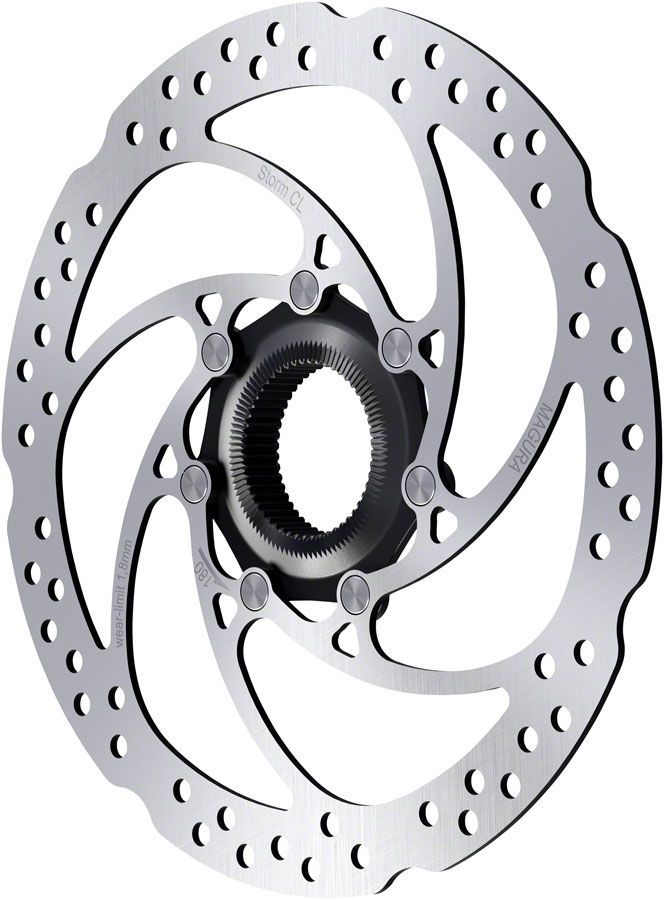 Magura Storm CL Disc Brake Rotor - 180mm, Center Lock, Silver