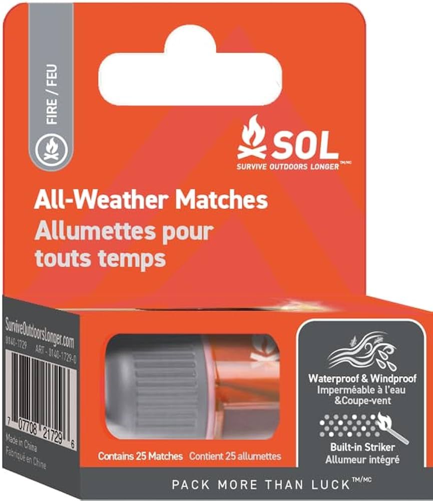 SOL All Weather Matches