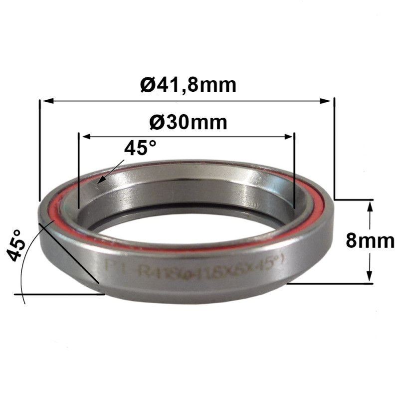 Cloud Perform R418 30 x 41,8 x 8 (45°x45°) Bearing