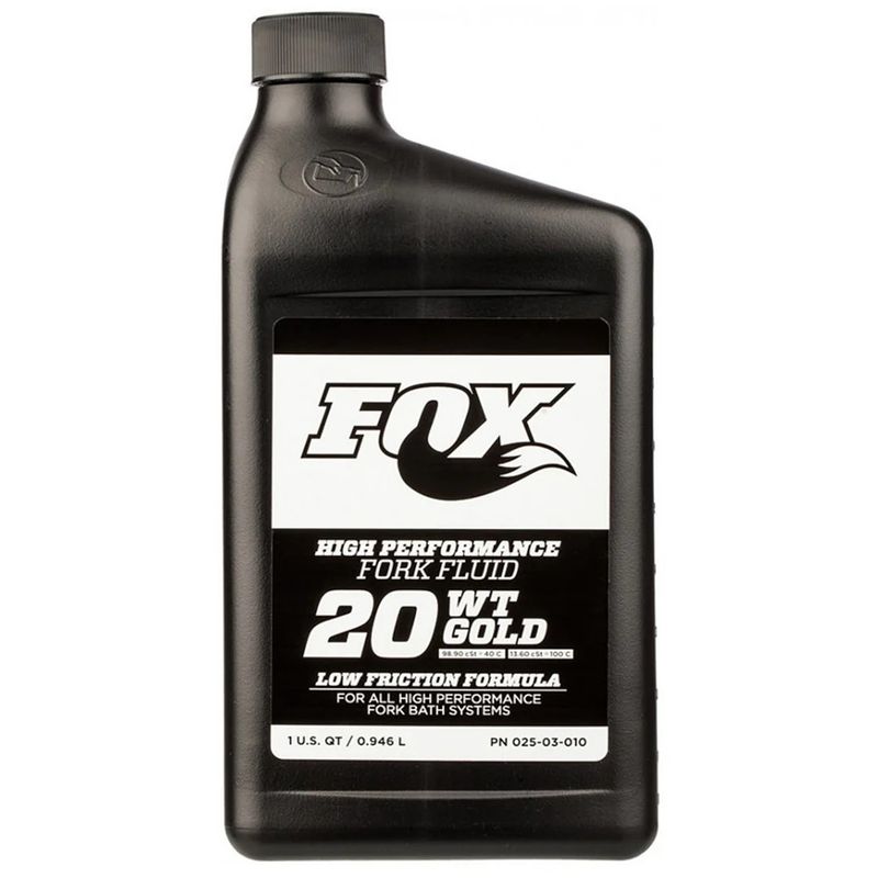 Fox Suspension Fluid, 20wt Gold, 1L