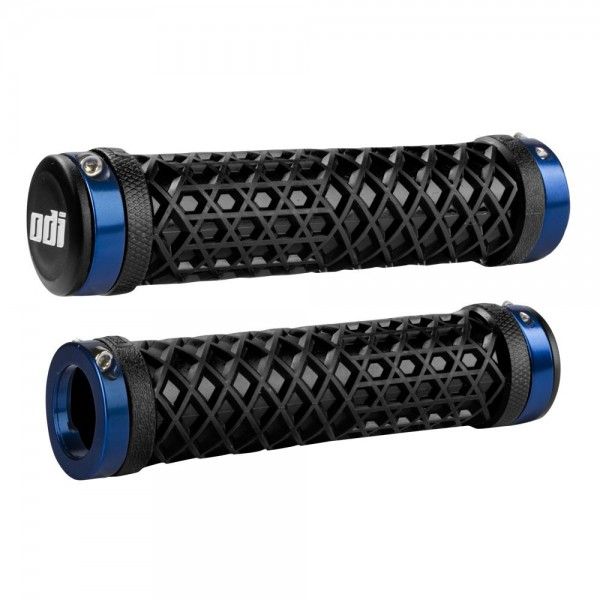 ODI, Vans Lock-On, Grips, 130mm, Black/Blue