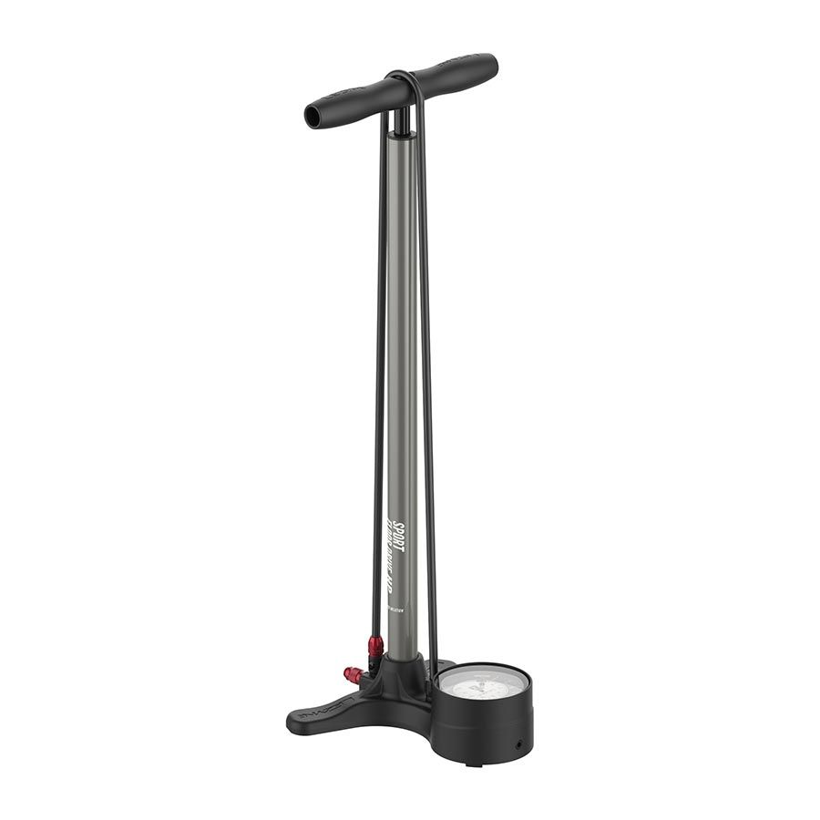 Lezyne, Sport Floor Drive, Floor Pump, ABS-1 Pro Chuck, 220psi, Grey