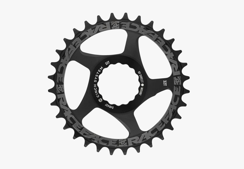 Race Face Chainring, Cinch DM, 34T, Black,10-12S