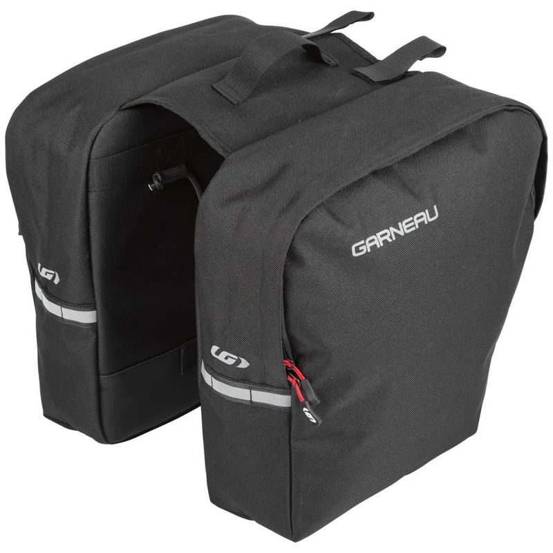 Garneau City Pannier, 12L Bag - Black O/S