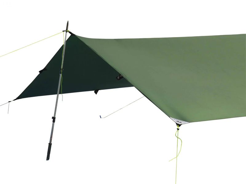 Lite Outdoors 8X10 Silnylon Tarp - Green Lite Outdoors 8X10 Silnylon Tarp - Green