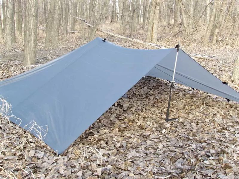 Lite Outdoors 8X10 Silnylon Tarp - Grey Lite Outdoors 8X10 Silnylon Tarp - Grey