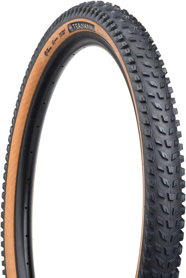 Teravail Clifty Tire - 29 x 2.5, Tubeless, Folding, Tan, Durable, Grip Compound