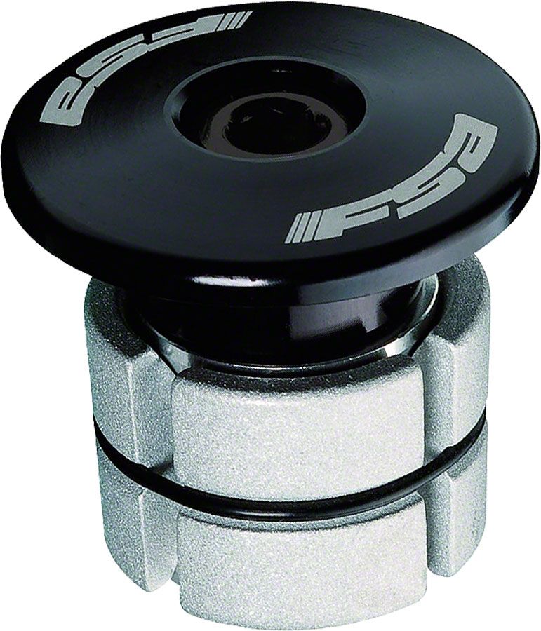 Full Speed Ahead Compressor 1-1/8&quot; Black Expander Plug and Top Cap