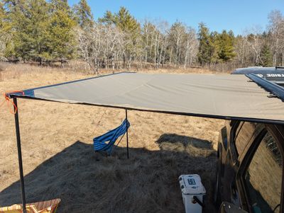 Roof Mounted Awnings and Cargo Boxes