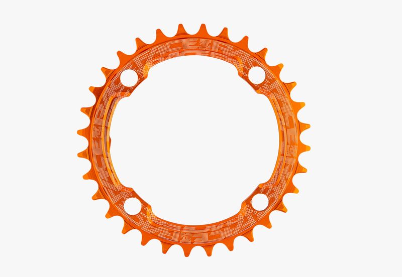 Race Face Chainring, N/W, 104x30, Orange, 10-12S