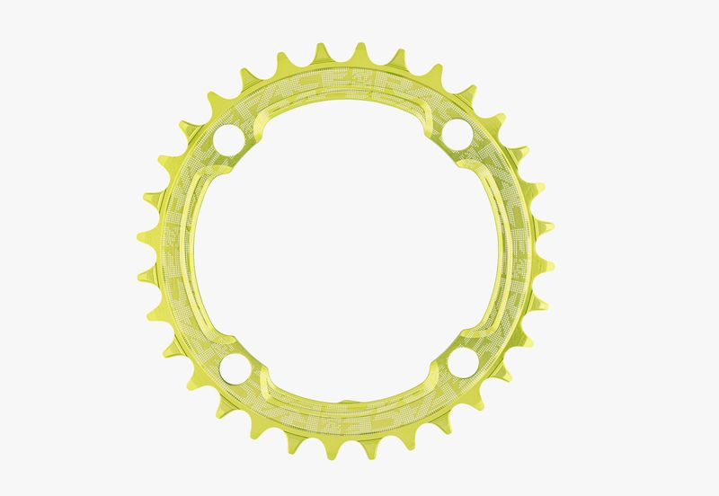 Race Face Chainring, N/W, 104x30, Green, 10-12S