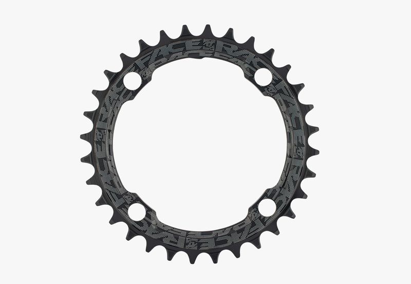 Race Face Chainring, N/W, 104x30, Black, 10-12S