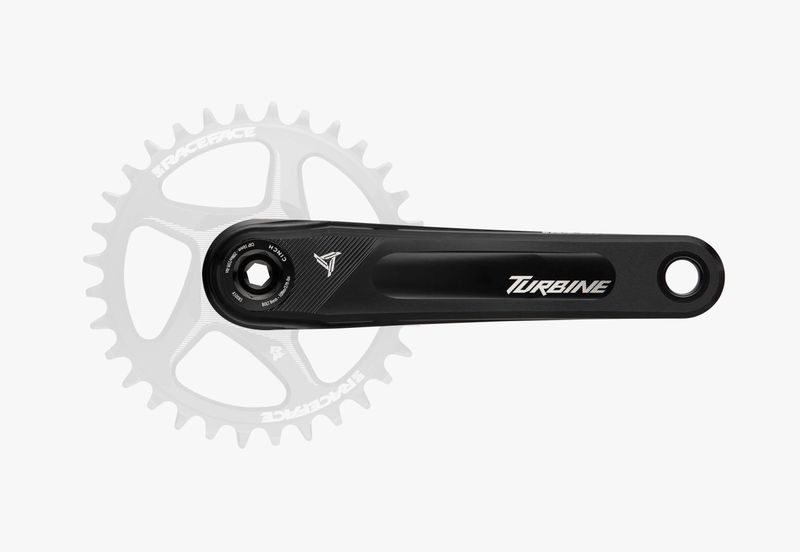 Race Face Crankarm, Turbine, 136, 170, Black, Alloy Cinch 30mm