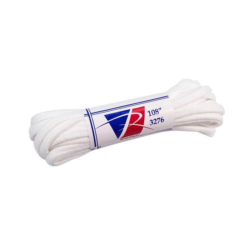 Riedell Laces, Spun Poly, Color: White, Size: 100&quot;