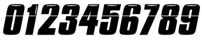 Insight Plate Numbers Black