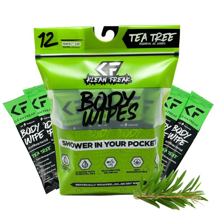Klean Freak Body Wipes - Tea Tree
