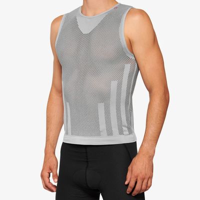 100% Zephyr Cooling Tank Grey LG/XL