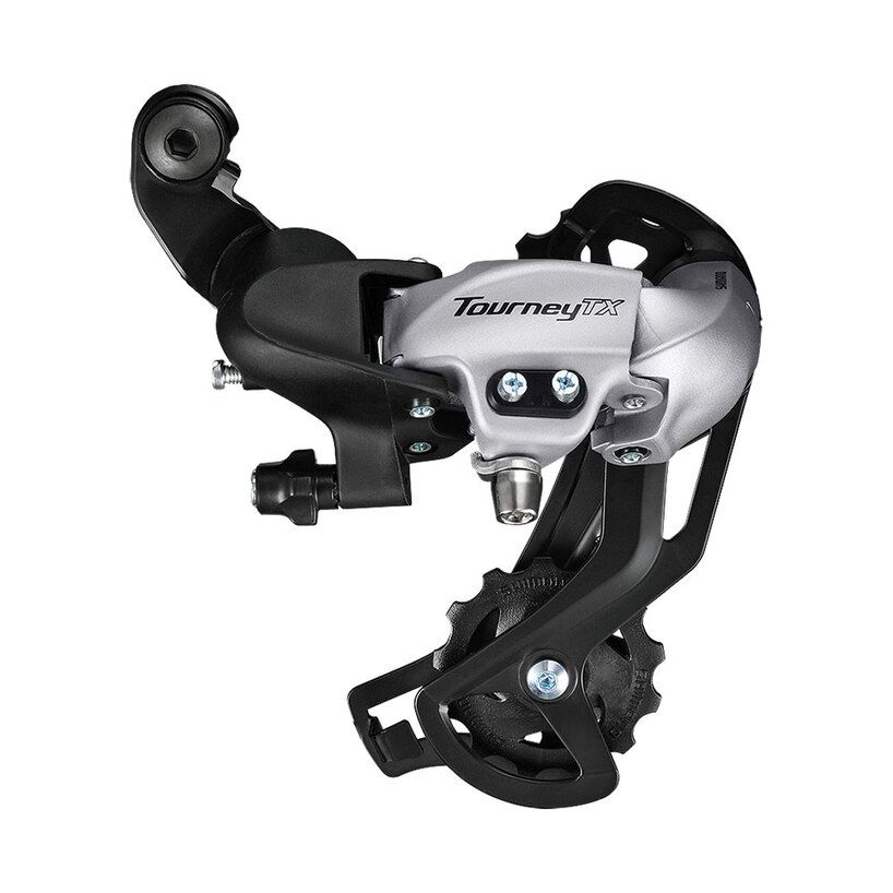 Shimano, Rear Derailleur, RD-TX800. Tourney TX, 7/8-Speed, Direct Attachment Type, Silver