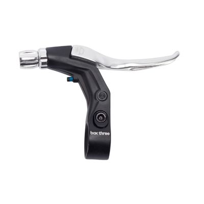Box Three Short V-Point Brake Lever Silver
