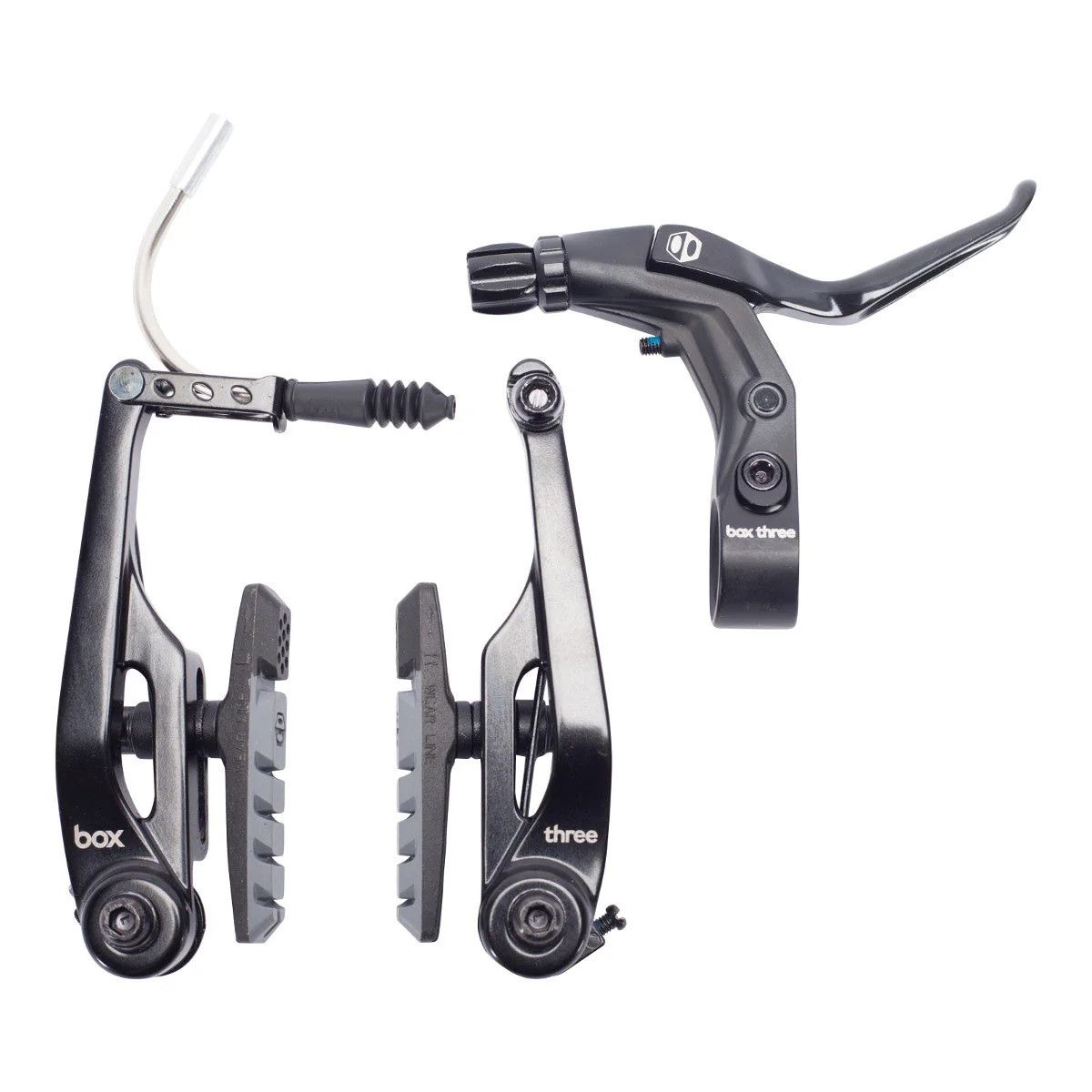 Box Three Brake Kit, Size: 85mm, Color: Black